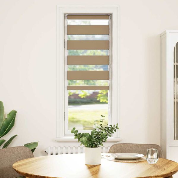 vidaXL Triibuline ruloo 40x150 cm kanga laius 35,9 cm polüester