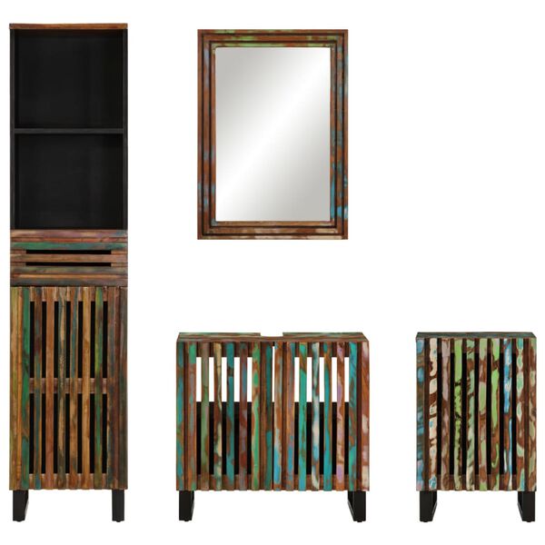 vidaXL 4-osaline vannitoam&ouml;&ouml;bli komplekt, akaatsia