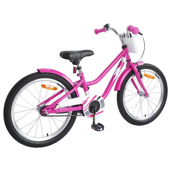 vidaXL Laste Bike 18 Tolli 5-7 aastastele Tumepink