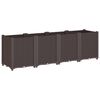 vidaXL aia taimekast, pruun, 160 x 40 x 53 cm, PP