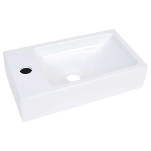 vidaXL valamu, 400x220x90 mm SMC valge