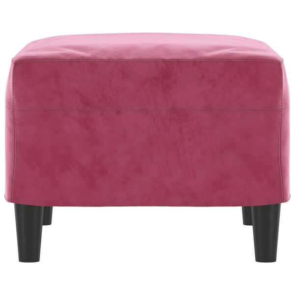 vidaXL jalapink, veinipunane, 60 x 50 x 41 cm, samet