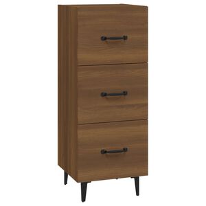 vidaXL puhvetkapp, pruun tamm, 34,5 x 34 x 90 cm, tehispuit