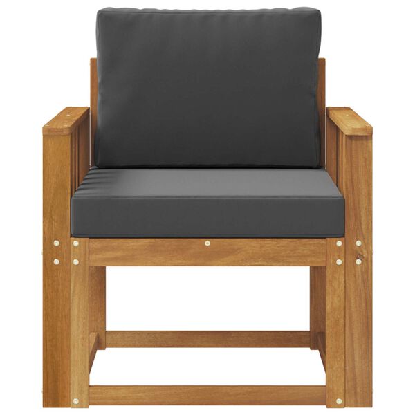 vidaXL &Otilde;uesohva Tugev akaatsiapuit ja pol&uuml;ester Neutraalne