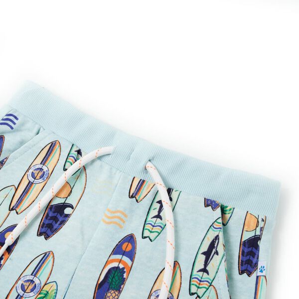 Laste l&uuml;hikesed p&uuml;ksid pingutusn&ouml;&ouml;riga, sinine melange, 104