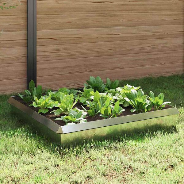 vidaXL R&auml;stikuaed 8 pcs H&otilde;bedane Tsinkteras