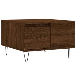 vidaXL kohvilaud, pruun tamm, 55 x 55 x 36,5 cm, tehispuit