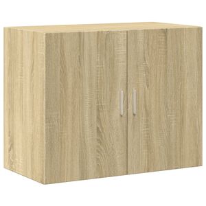 vidaXL seinakapp, Sonoma tamm, 80 x 42,5 x 64 cm, tehispuit