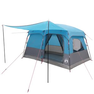 vidaXL Peretelk katusega &otilde;huavaga Sinine 380 x 260 x 190 cm Pol&uuml;ester