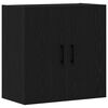 vidaXL Seinale kinnitatav kapp 60 x 31 x 60 cm Tehispuit Must tamm