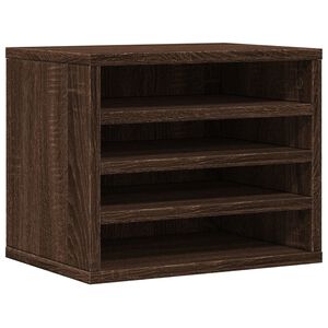 vidaXL kirjutuslaua korrastaja, pruun tamm, 36x26x29,5 cm, tehispuit