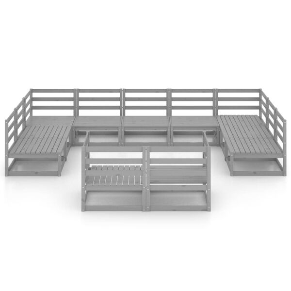 vidaXL 11-osaline aiam&ouml;&ouml;bli komplekt, m&auml;nnipuit