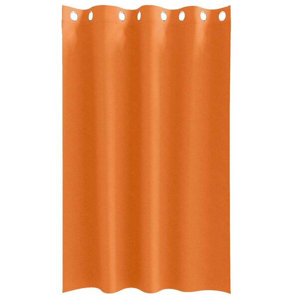 vidaXL Kardinad r&otilde;ngastega 2 pcs Erk Oranž 175 x 140 cm Pol&uuml;ester
