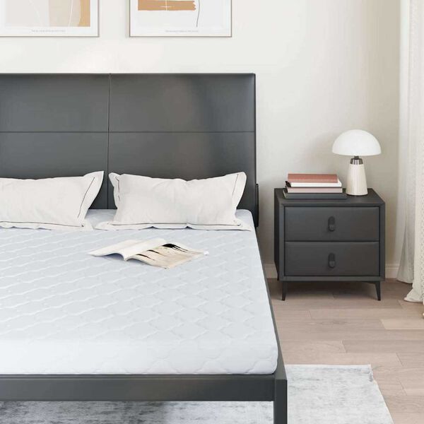 vidaXL Madrats Valge 160 x 200 cm PU Vaht