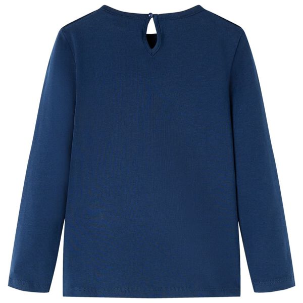 Pikkade varrukatega lastes&auml;rk, tumesinine, 140