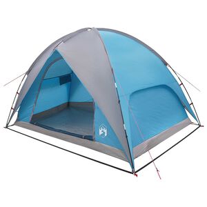 vidaXL Telk vihmakattega, veekindel Kuppel Sinine 245 x 245 x 149 cm