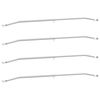 vidaXL Katusekangaste klamber haagiste jaoks 4 pcs H&otilde;bedane 100-145 cm