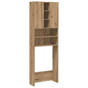 vidaXL pesumasina kapp Artisan tamm 64x25,5x190 cm