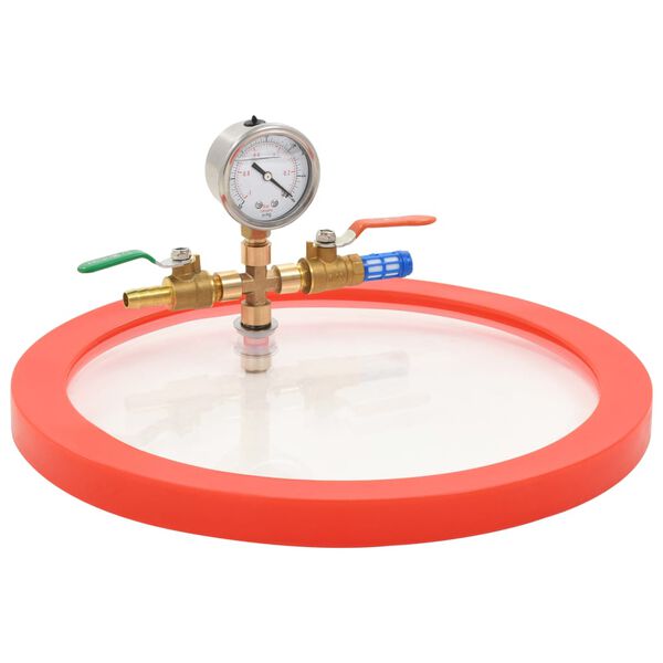 vidaXL vaakumkamber, roostevaba teras, 22,7 l