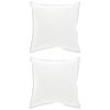 vidaXL Padi 2 pcs 50 x 50 cm Austraalia vill Valge