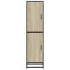 vidaXL Highboard Sonoma tamm 35,5x35x139 cm inseneritud puit ja metall