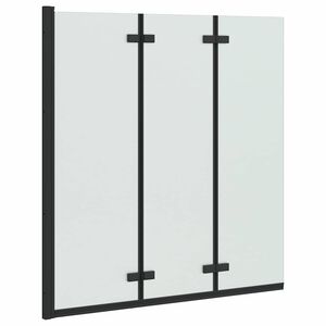 vidaXL Kokkupandav du&scaron;ikabiin Must 130 x 138 cm
