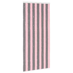 vidaXL S&auml;&auml;sev&otilde;rk Chenille H&otilde;behall ja Roosa 100 x 220 cm 100% PP