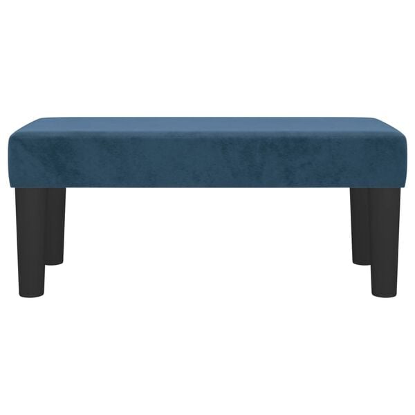 vidaXL voodiraam, tumesinine, 80x200 cm, samet