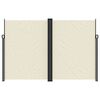 vidaXL lahtitõmmatav külgsein, kreemjas, 220 x 1200 cm