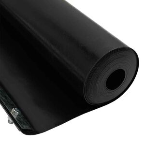 vidaXL Juuret&otilde;ke Must 0,7 x 3 m Polyethylene