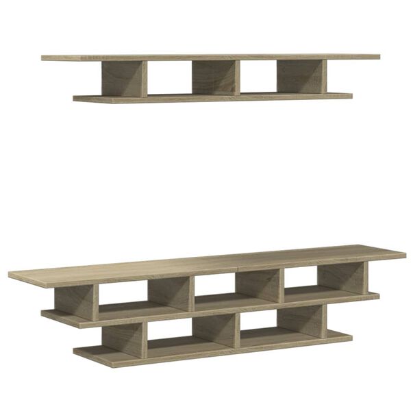 vidaXL telerikappide komplekt, Sonoma tamm, tehispuit