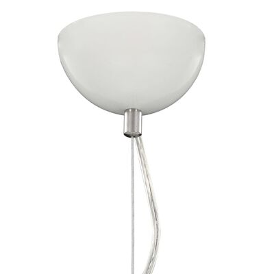 vidaXL laelamp, valge ja hõbedane, Ø50 cm E27