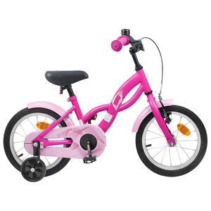 vidaXL Laste Bike 12 Tolli 2-4 aastat vana Tumepink