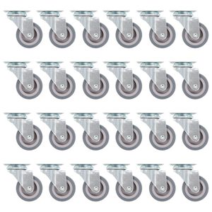 vidaXL p&ouml;&ouml;rlevad rattad 24 tk 50 mm