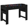 vidaXL Foosball laud Must Tamm 125 x 60,5 x 80 cm Tehispuit