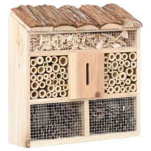 vidaXL putukamaja, 30x10x30 cm, nulupuit