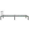 vidaXL voodiraam hall metallist 90 x 200 cm
