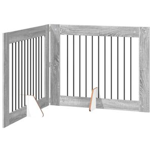 vidaXL Kokkupandav koerte v&auml;rav statiividega 2 tk Hall Sonoma 200,5 cm