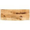 vidaXL lauaplaat, 90x40x2,5 cm, naturaalsete servadega, mangopuit