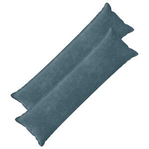 vidaXL Diivanipadi 2 pcs HOUTEN Sinine 40 x 145 cm &Scaron;en&uuml;&uuml;lfabric