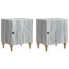 vidaXL &Ouml;&ouml;lambi kapp 2 pcs Hall Sonoma 43 x 34,5 x 50 cm Tehispuit
