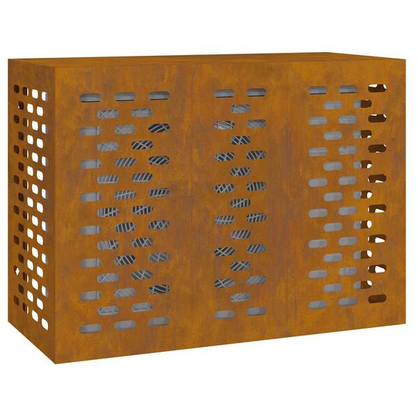 vidaXL Kliimaseadmest kaitsev kate Rooste 110 x 50 x 80 cm terase t&uuml;&uuml;p