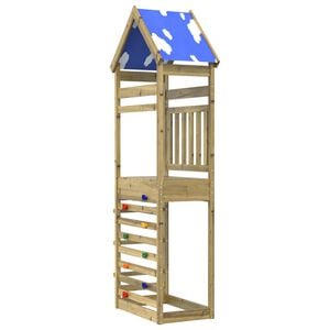 vidaXL M&auml;ngutorni Pruun 52,5 x 85 x 265 cm Tugev immutatud puit