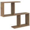 vidaXL Seinariiul Artisan tamm 60 x 12 x 50,5 cm Tehispuit