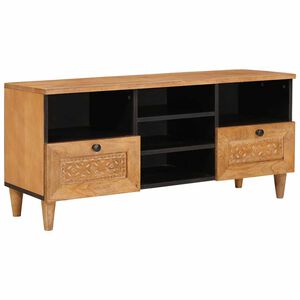 vidaXL Telerikapp sahtliga riiuliga 100 x 33 x 46 cm Tugev mango puu