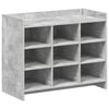 vidaXL Kinga kapp ladustamisega Betoonhall 85 x 39,5 x 70 cm Tehispuit