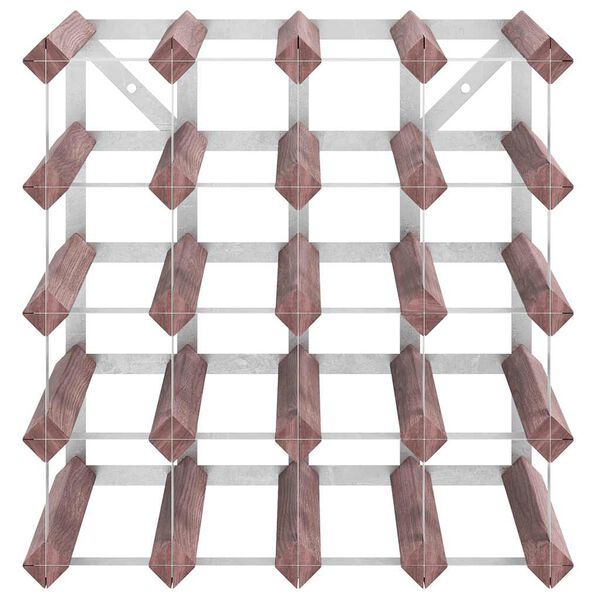 vidaXL veiniriiul 20 pudelile, pruun, m&auml;nnipuit