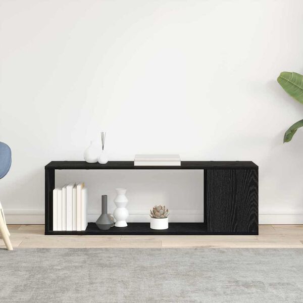 vidaXL Telerikapi komplekt Must 100 x 24 x 63 cm Tehispuit