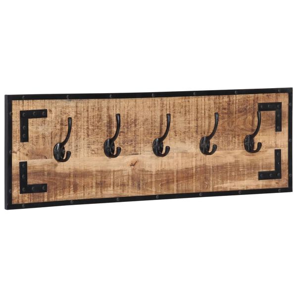 vidaXL riidenagid 2 tk, 80 x 8 x 25 cm, t&ouml;&ouml;tlemata mangopuit