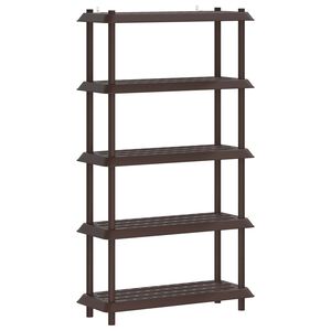vidaXL Riiulikomplekt 5 tasandit 100 x 40 x 177 cm PP Pruun
